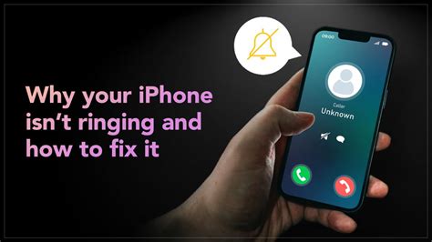 why is my iphone not ringing when i get a call or text
