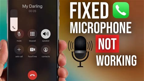 why is my keyboard microphone not working iphone