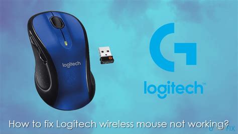 why is my logitech mouse not connecting to my computer