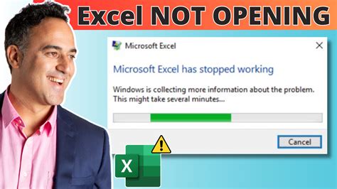 why is my microsoft excel not opening