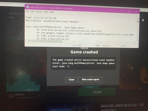 why is my minecraft server keep crashing