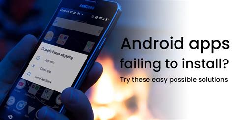 why is my phone failing to install apps