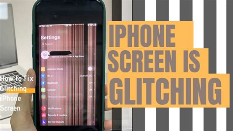 why is my phone glitching to a black loading screen
