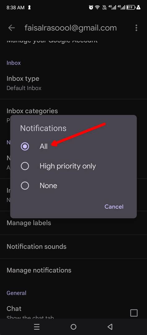 why is my phone not getting gmail notifications