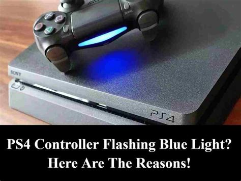 why is my ps4 controller blinking light blue and not connecting