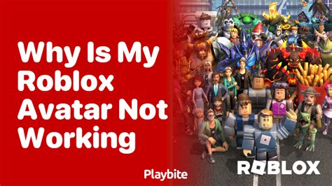 why is my roblox avatar not working