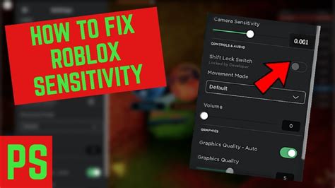why is my roblox sensitivity so high