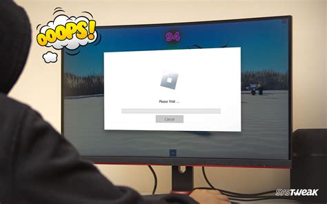 why is my roblox stuck on please wait