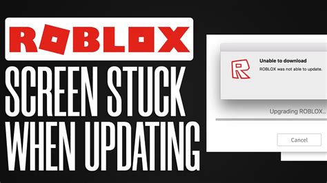 why is my roblox stuck on the installing screen