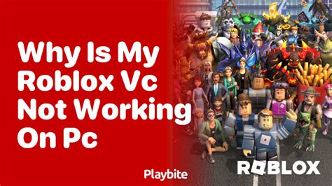 why is my roblox vc not working on pc reddit