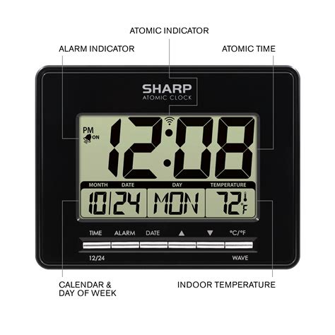 why is my sharp atomic clock not updating time