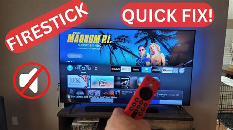 why is my sound not working on firestick