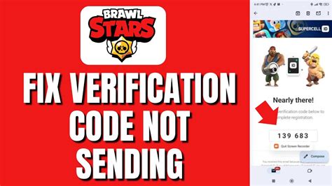 why is my supercell verification code not sending to my email