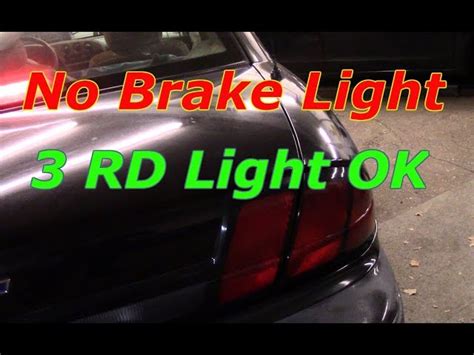 why is my third brake light not working but the brake lights work