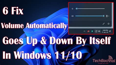 why is my volume automatically going down pc