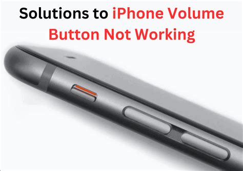 why is my volume button not working iphone 11