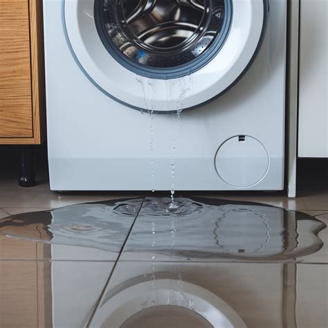why is my washing machine dripping water inside when not in use
