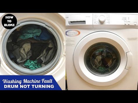 why is my washing machine working but drum not spinning