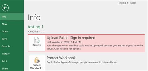 why is my word document not uploading to onedrive
