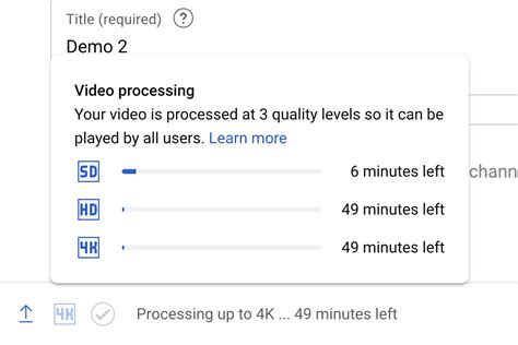 why is my youtube video taking so long to start processing