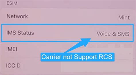 why is rcs messaging not working