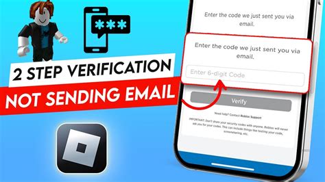 why is roblox not sending a code to my email