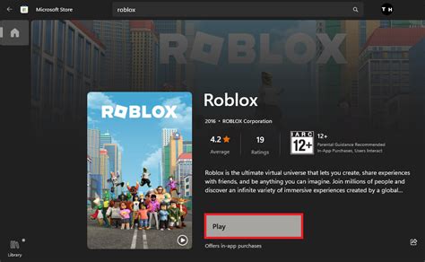 why is roblox not showing up on microsoft store