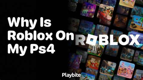 why is roblox not working on my playstation 4