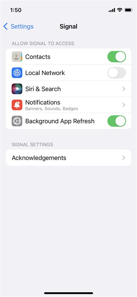 why is signal app not working