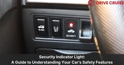 why is the security indicator light on when the car is off