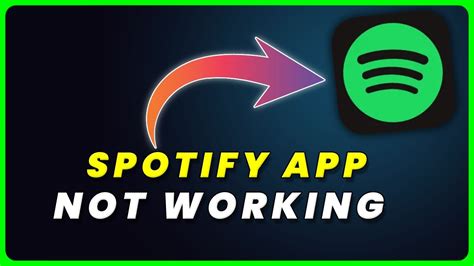 why is the spotify app not working