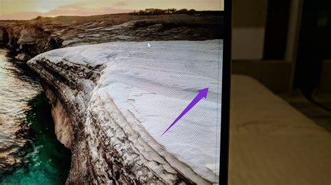 why is there a blue line on my computer screen
