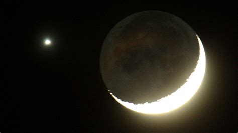 why is there a bright star next to the moon