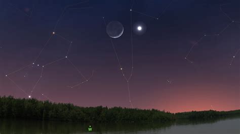 why is there a star next to the moon tonight