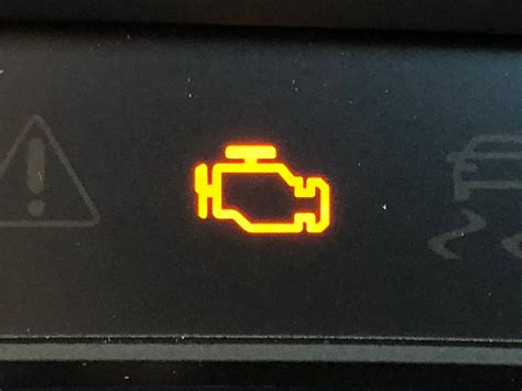 why is there an orange engine light on my car