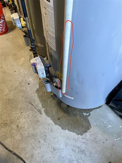 why is water dripping from my overflow pipe water heater