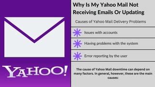 why is yahoo email not updating