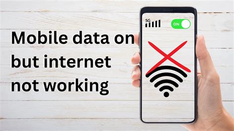 why is youtube not working on mobile data