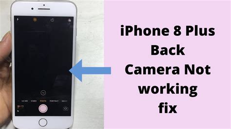 why isn't my back camera working on apps iphone