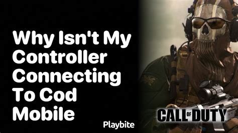 why isn't my ps5 controller connecting to cod mobile