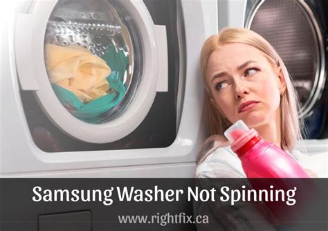 why isn't my samsung washer not spinning