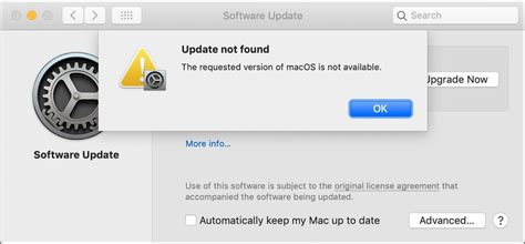 why isn't my software update not working