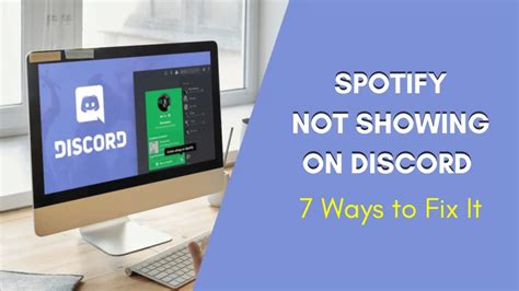 why isn't my spotify not showing on discord