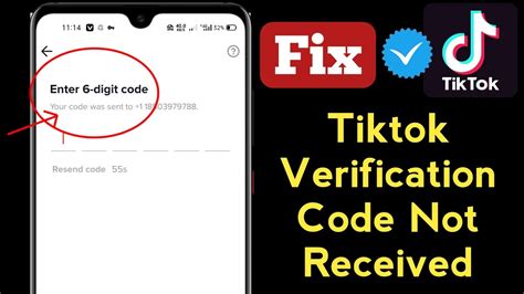 why isn't my tiktok code sending to my email
