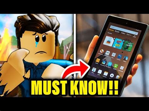 why isn't roblox working on my amazon fire tablet