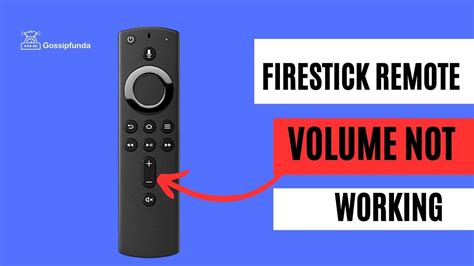 why isn't volume working on firestick