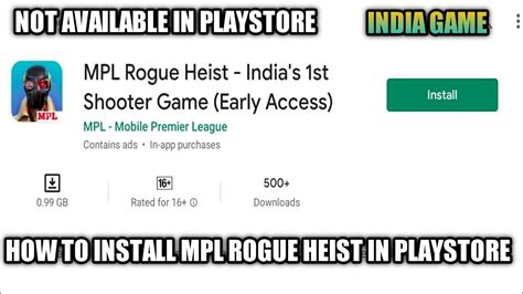 why mpl is not available in play store