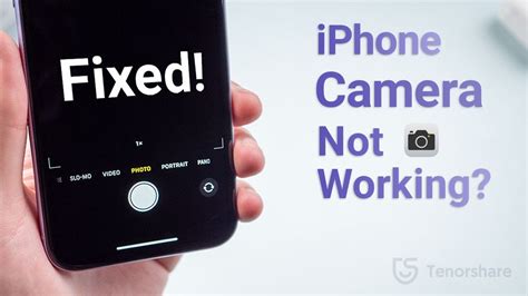 why my camera is not working on iphone
