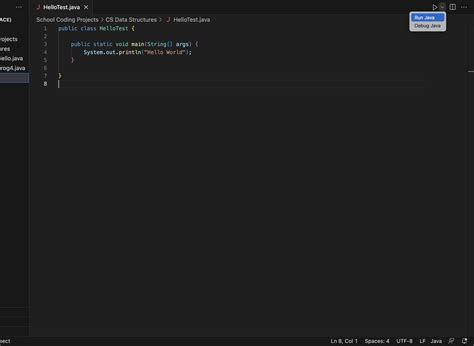 why my java code is not running in vscode