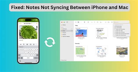 why notes not syncing iphone